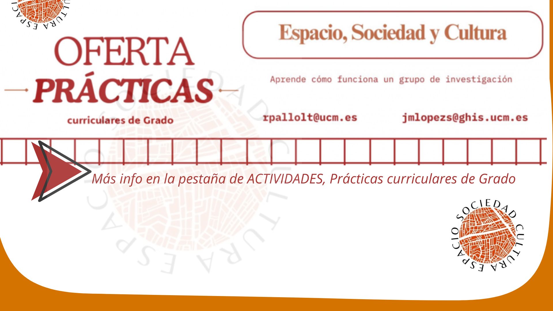 No te pierdas la oportunidad de aprender cómo funciona un grupo de investigación. Se abre la oportunidad de realizar las prácticas curriculares de Grado con nosotros. Pincha aquí para más información. 